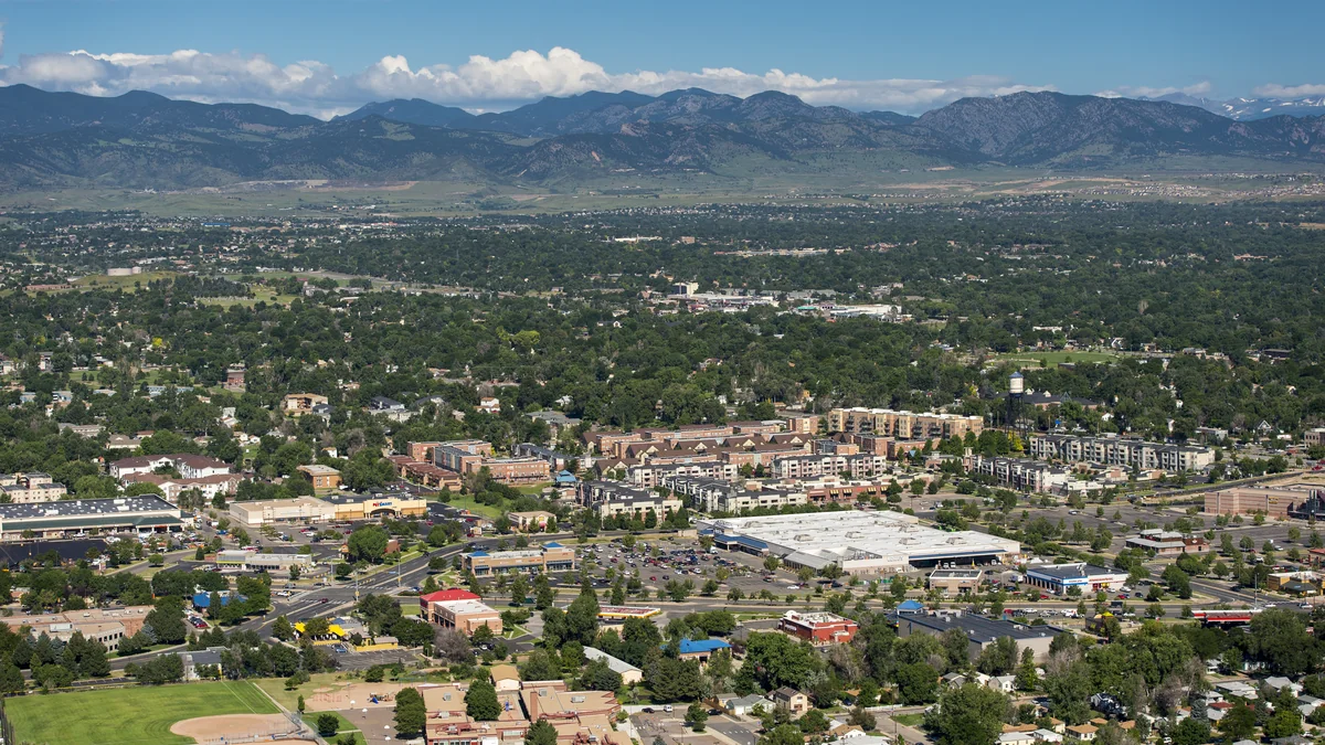 Arvada Colorado Olde Town district - locksmith service area