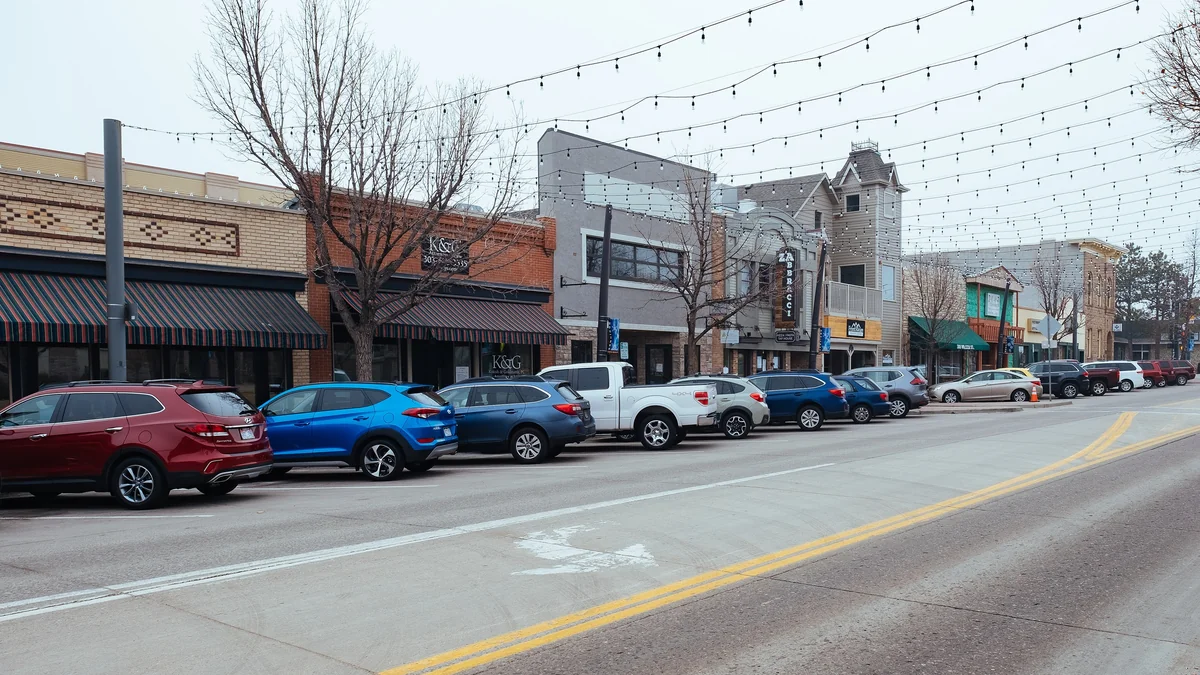 Castle Rock Colorado town with iconic rock - locksmith service area