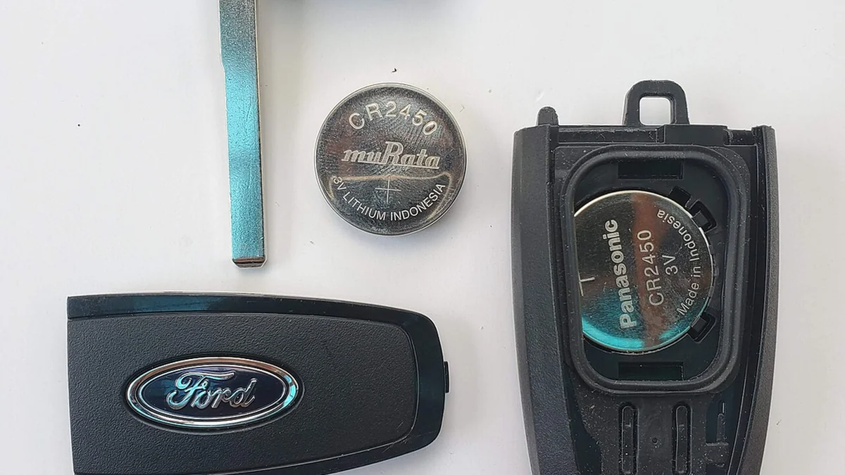 Key fob replacement - modern car remote with programmer device