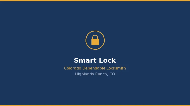 Smart Lock Installation in Highlands Ranch, CO